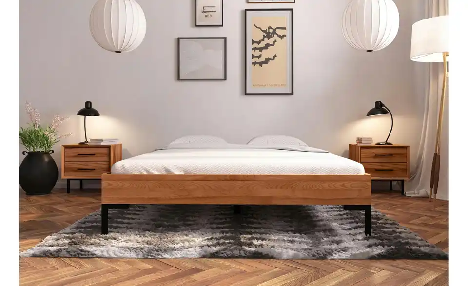 Massivholzbett ohne Kopfteil Clara BHL 80|38|190 cm