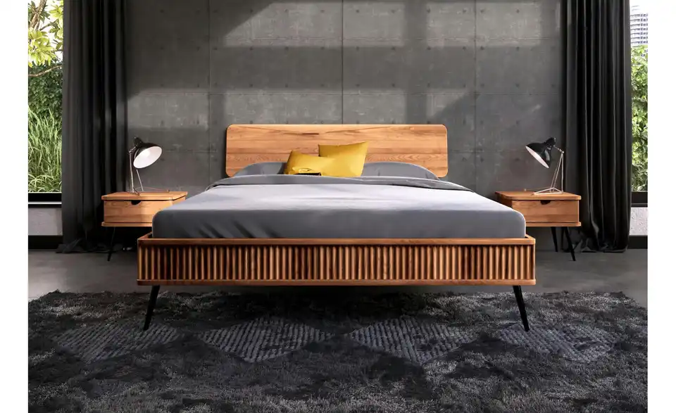 Massivholzbett Nico BHL 94|92|195 cm