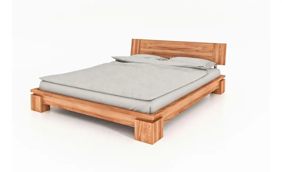 Massivholzbett niedrig Theo BHL 98|72|203 cm