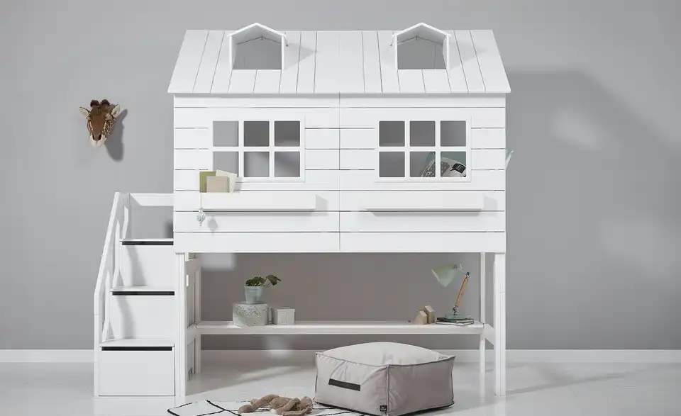 Lifetime Halbhohes Hausbett Lake House BHT 259|242|114 cm