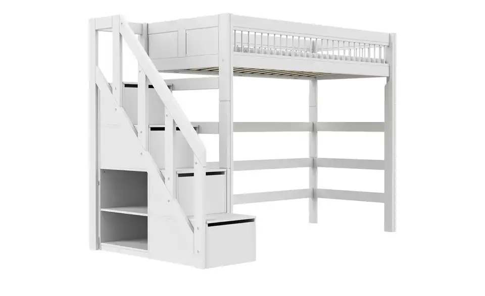 Lifetime Hochbett mit Treppe Breeze BHT 257|177|132 cm