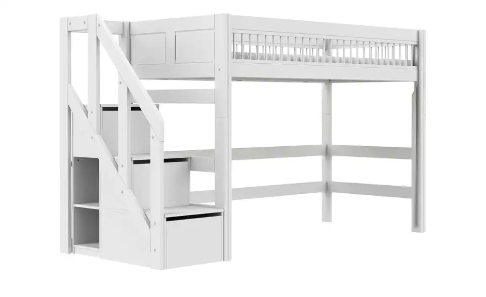 Lifetime Mittelhochbett mit Treppe Breeze BHT 257|152|102 cm