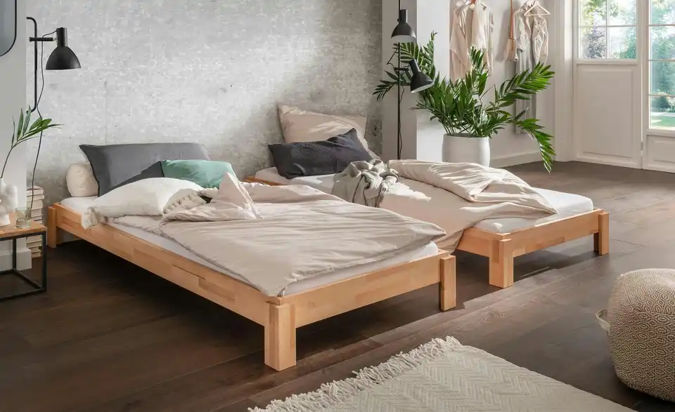 Stapelbett aus Massivholz Denver BHL 98|24|208 cm