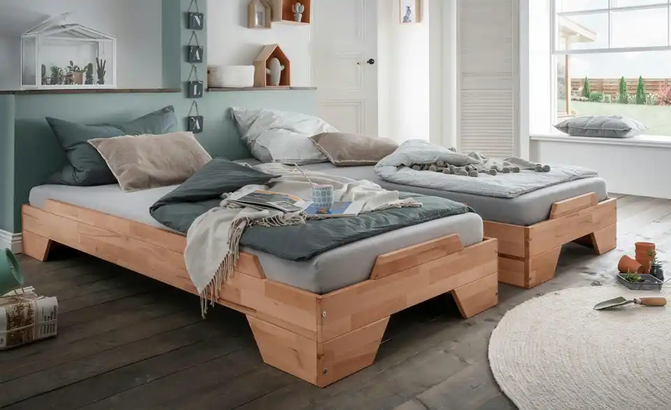 Stapelbett aus Massivholz Denver BHL 95|26|205 cm