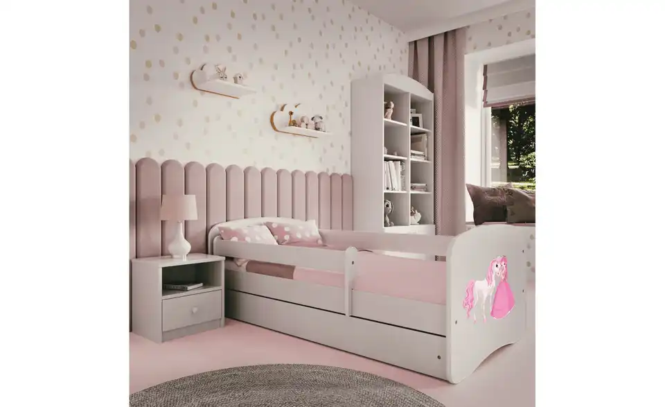 Bett Prinzessin mit Pferd BHL 144|61|80 cm