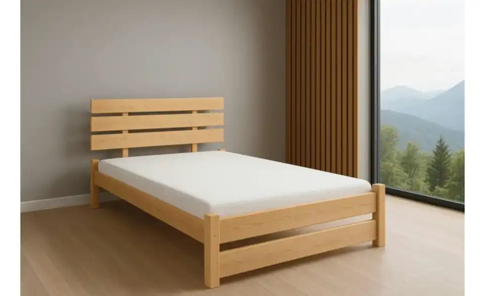 Bettgestell Massivholzbett Joren BHL 128|76|211 cm