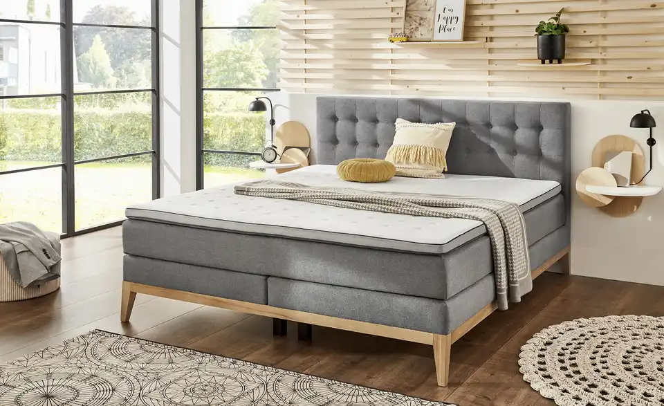 uno Boxspringbett Westwood BHL 180|109|214 cm