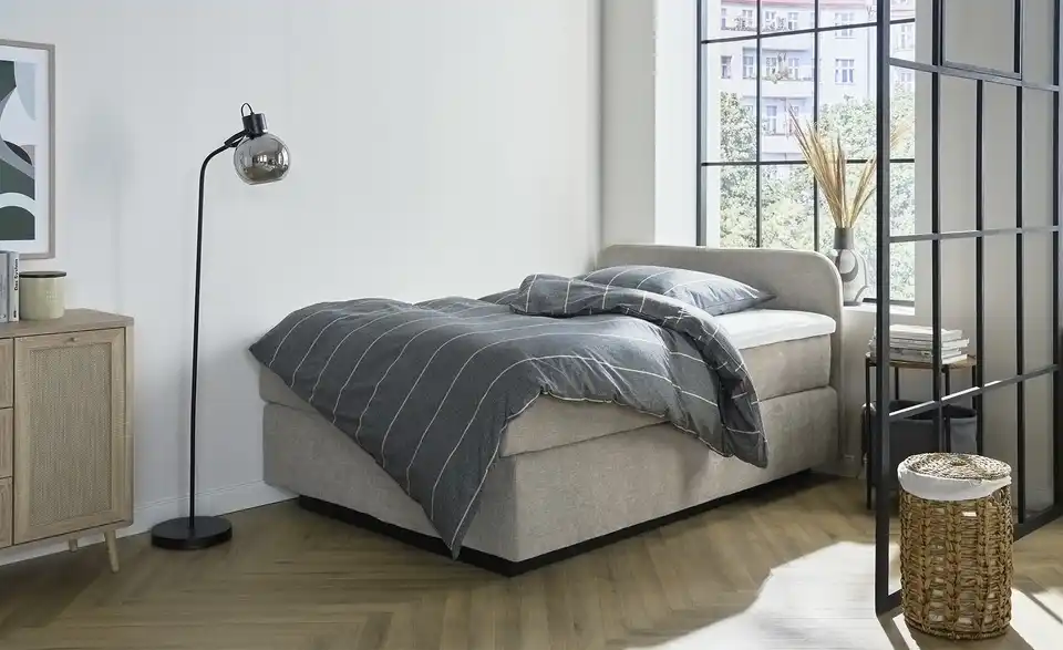 Wohnwert Boxspringbett Jarna BHL 140|100|205 cm