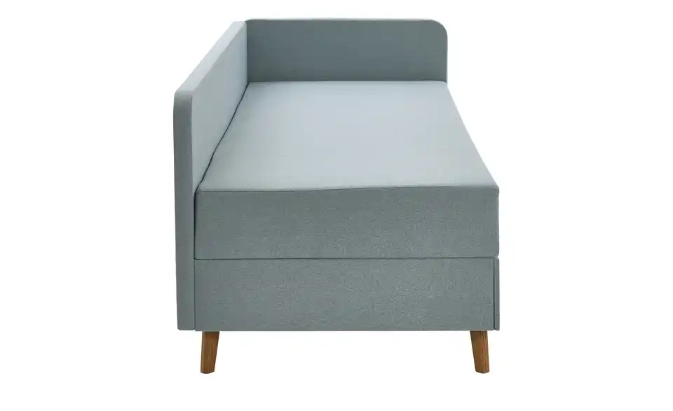 Polsterliege mit Bettkasten Carlotta BHL 100|84|205 cm, Webstoff