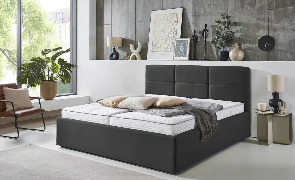 Polsterbett Dursley BHL 193|110|213 cm