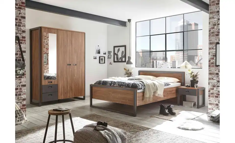 Kleiderschrank Dinan BHT 138|202|59 cm