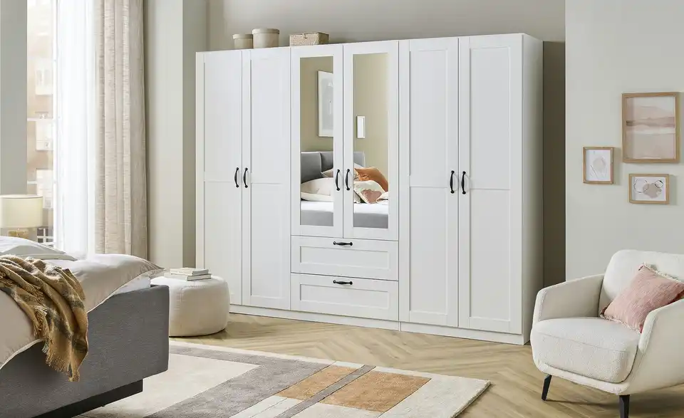 meinSchrank Drehtürenschrank Landhaus- Look Gracy BHT 271|210|54 cm
