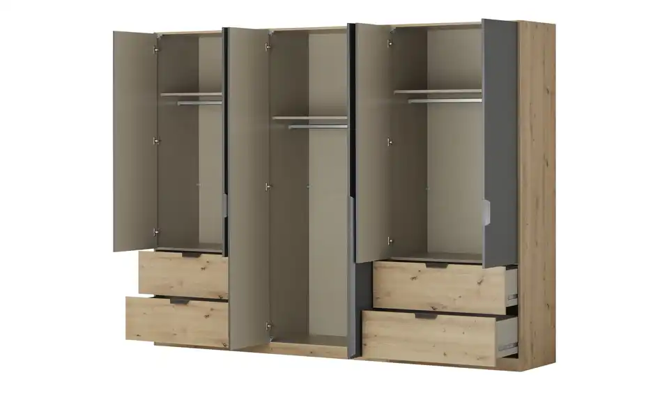 meinSchrank Drehtürenschrank Tracy BHT 271|210|54 cm