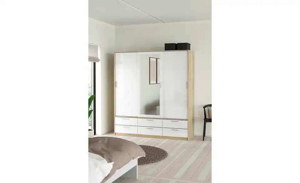 Schiebetürenschrank Lewes BHT 181,4|200|60,3 cm