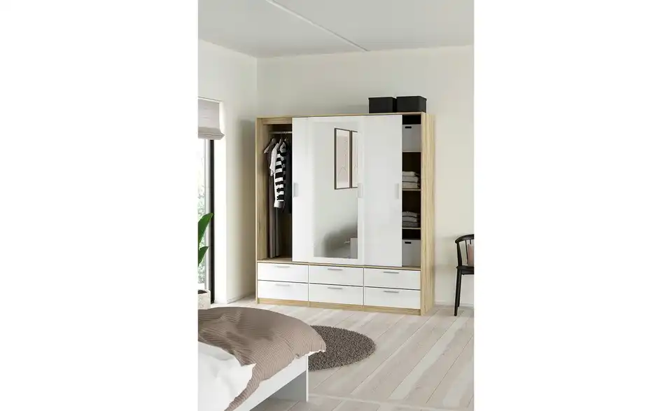 Schiebetürenschrank Lewes BHT 181,4|200|60,3 cm