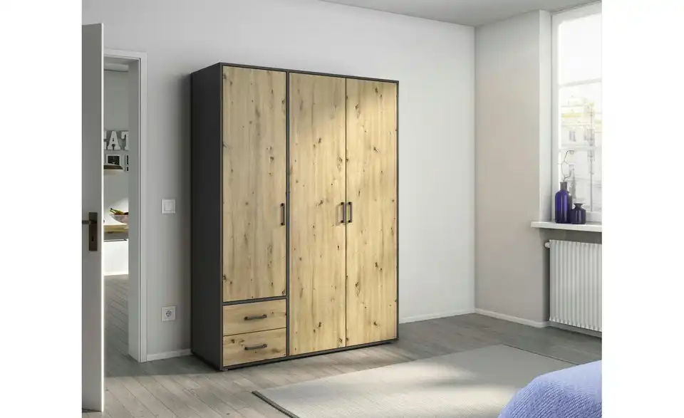 Drehtürenschrank Yarm BHL 140|194|53 cm