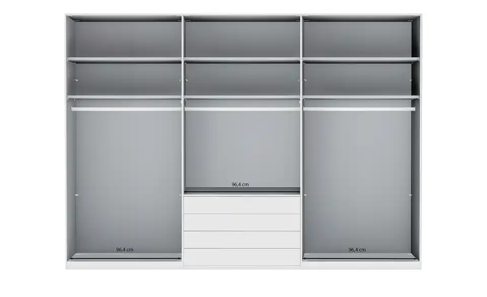 Kleiderschrank Velua 2 BHT 300|216|58 cm