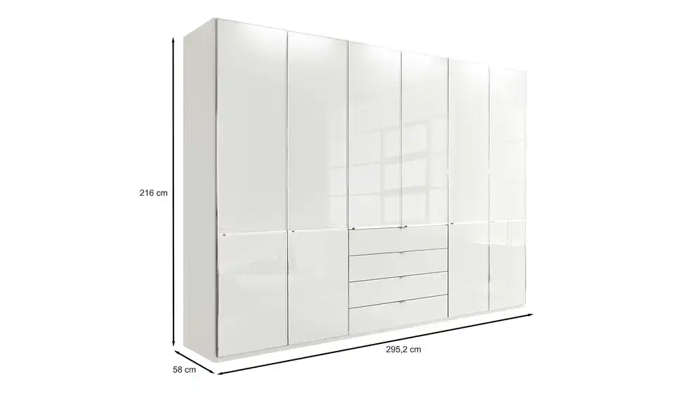 Kleiderschrank Velua 2 BHT 300|216|58 cm