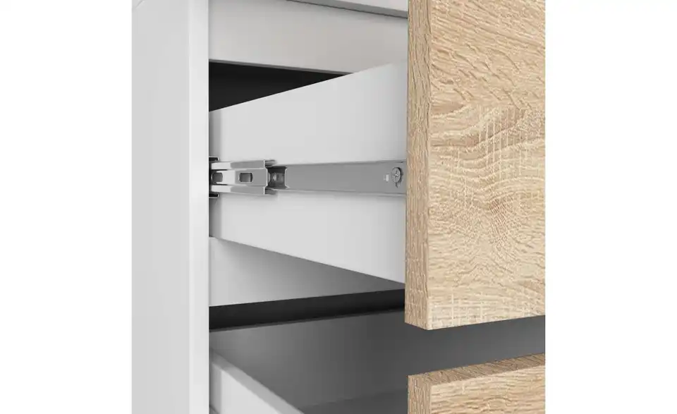 Drehtürenschrank mit 2 Schubladen Oda BHL 90|180|51 cm