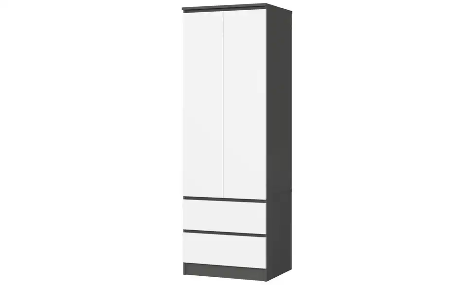Drehtürenschrank mit 2 Schubladen Sina BHL 60|180|51 cm