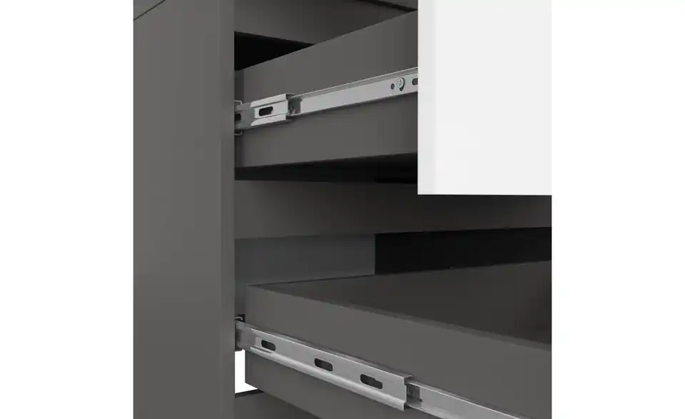 Drehtürenschrank mit 2 Schubladen Sina BHL 60|180|51 cm