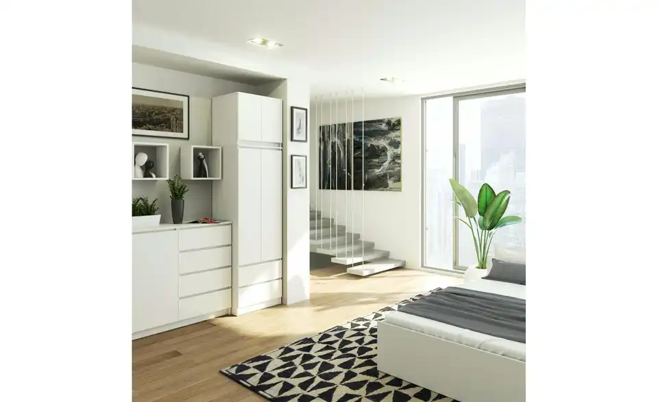 Drehtürenschrank mit viel Stauraum Sara BHL 60|234|51 cm