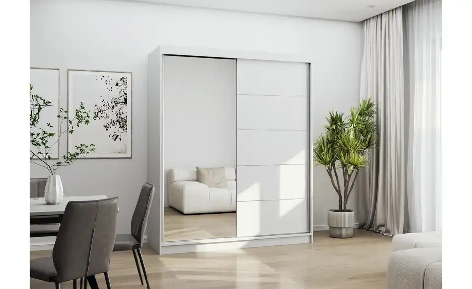 Schwebetürenschrank 2-türig Bodmin BHL 160|195|61 cm Schwebetürenschrank 2-türig Bodmin BHL 160|195|61 cm