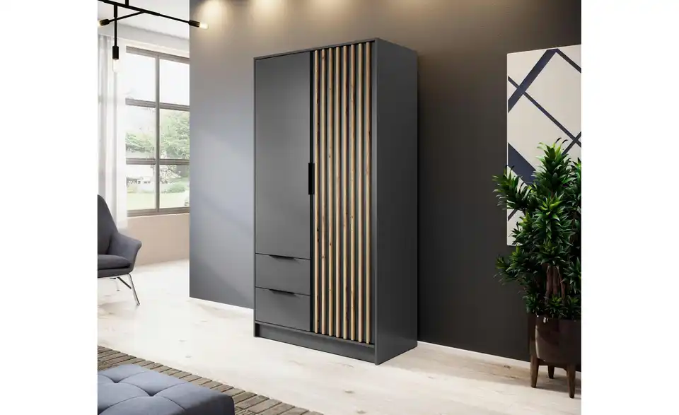 Drehtürenschrank Nelly BHL 105|200|51 cm