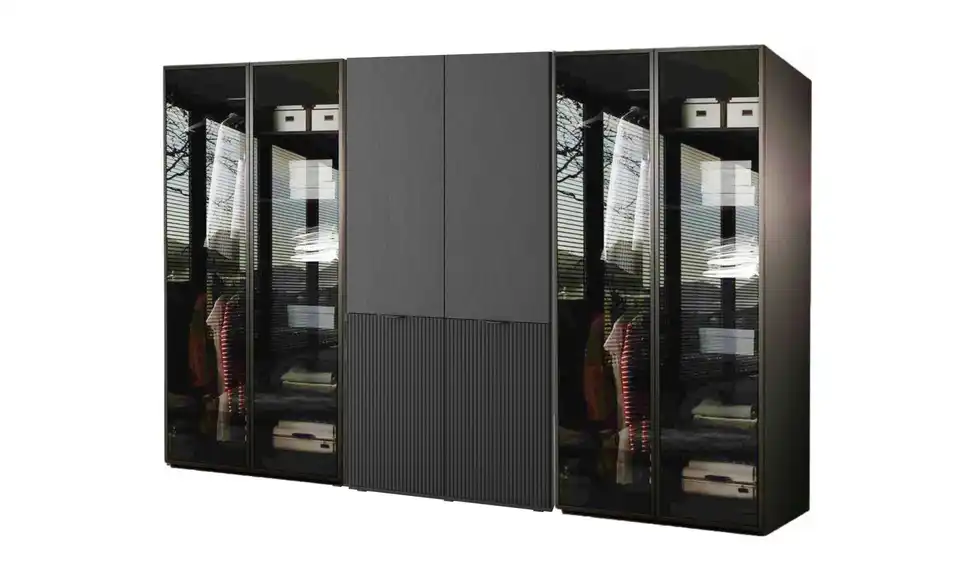 Drehtürenschrank 303 cm breit Sandbox BHL 303|200|51 cm