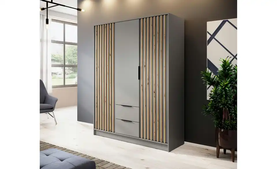 Drehtürenschrank Nelly BHL 155|200|51 cm