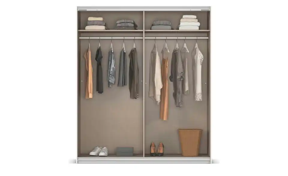 Schwebetürenschrank mit Spiegel Malva Extra BHL 181|210|62 cm