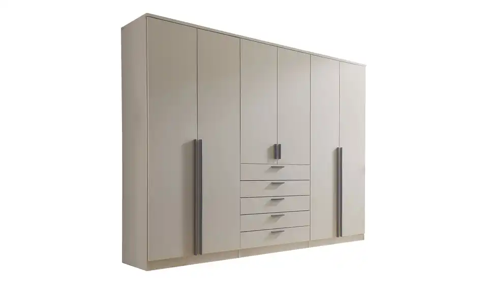 Drehtürenschrank 6-türig, Cashmere, mit Einlegeböden Amesbury BHT 270|210|52 cm