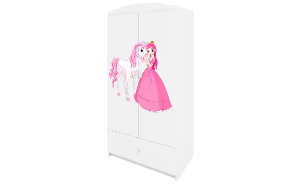Kleiderschrank Prinzessin mit Pferd BHL 90|181,2|52 cm