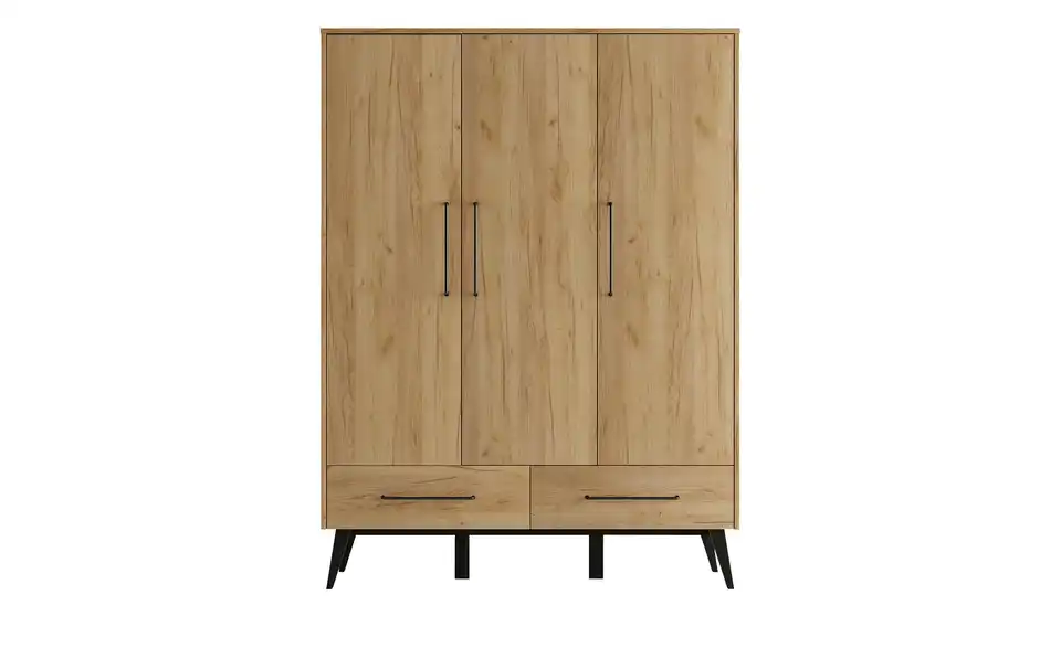 pinio Kleiderschrank 3-türig Retro BHL 52,4|199,6|148,9 cm