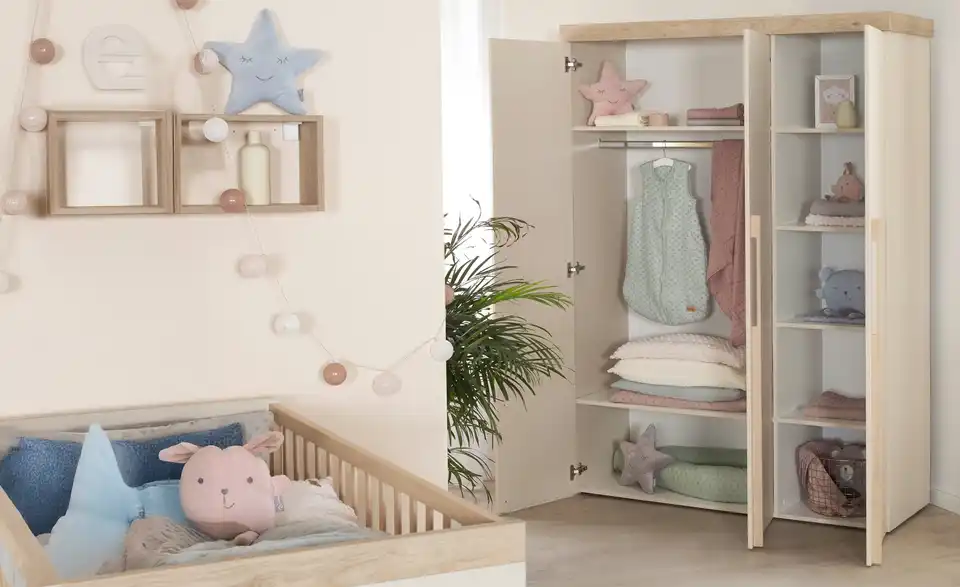 Kleiderschrank Elis BHT 138|195|52,5 cm