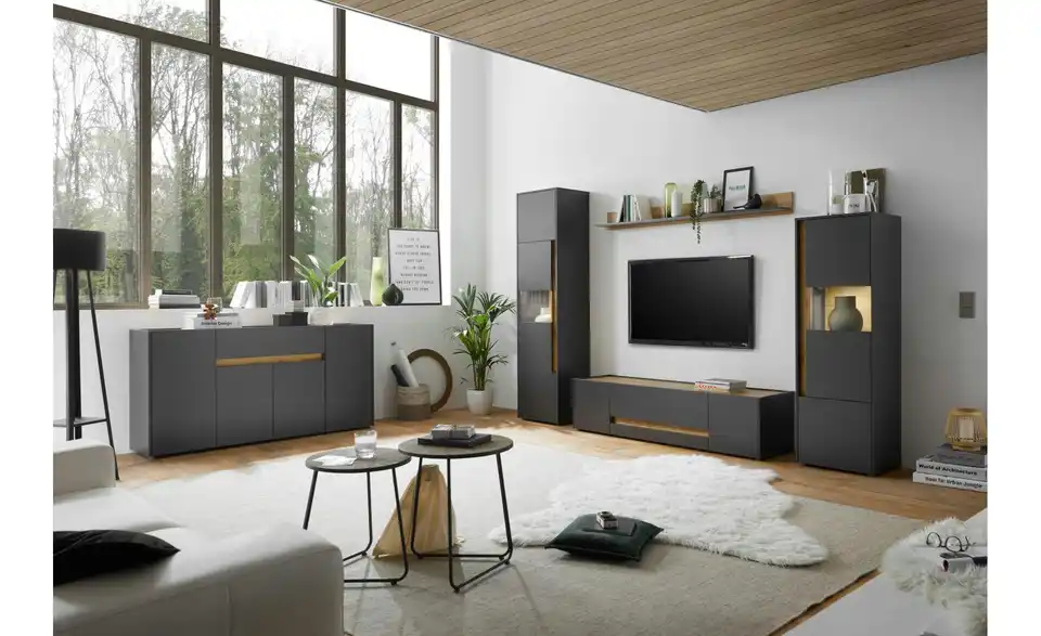 Wohnwand Cande BHT 310|197|45 cm Wohnwand Cande BHT 310|197|45 cm