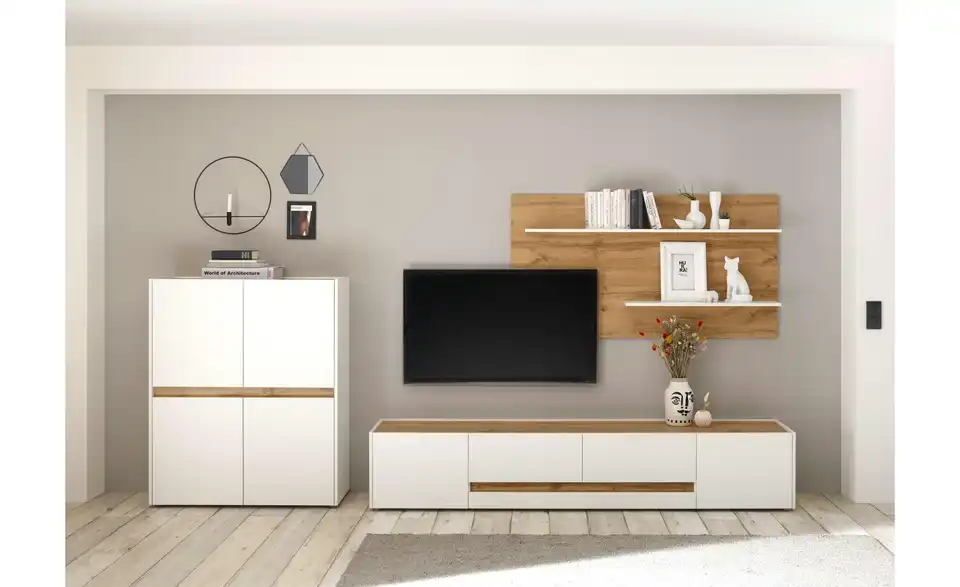 Wohnwand Cande BHT 360|180|45 cm Wohnwand Cande BHT 360|180|45 cm