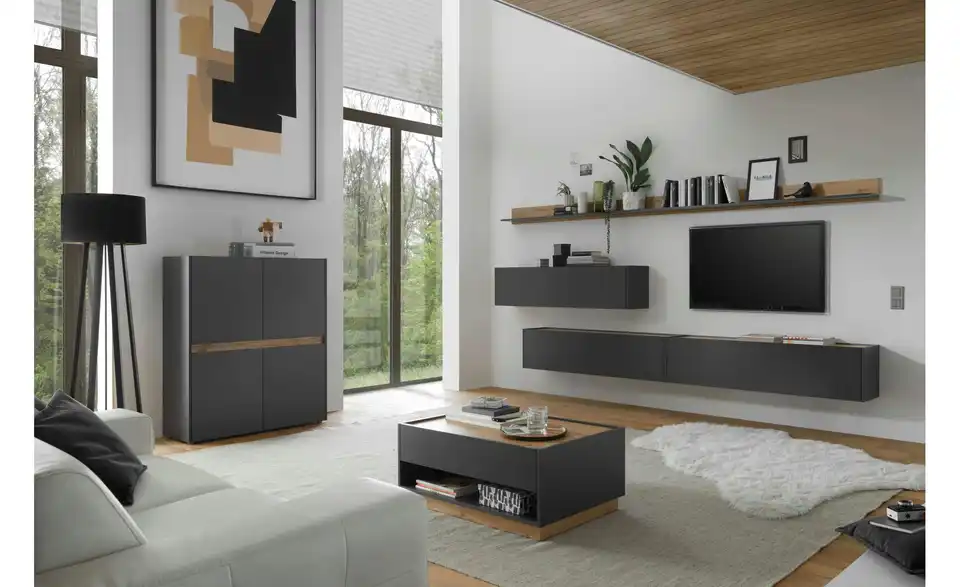 Wohnwand BHT 340|180|30 cm Wohnwand BHT 340|180|30 cm