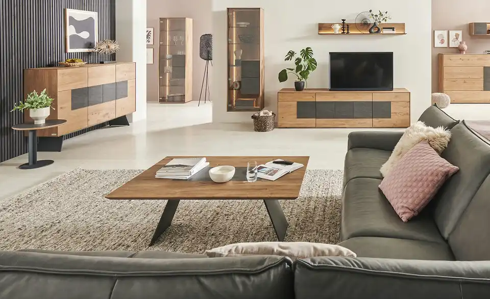 Wohnwert Vitrine Ardesia BHT 64|206|41 cm