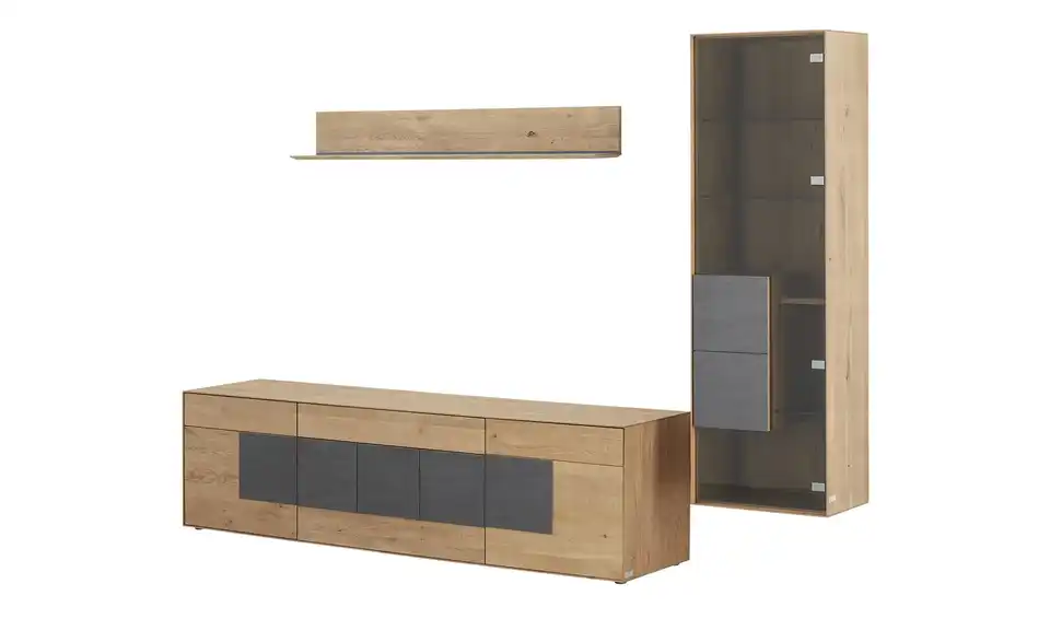 Wohnwert Wohnwand Ardesia BHT 292|208|52 cm