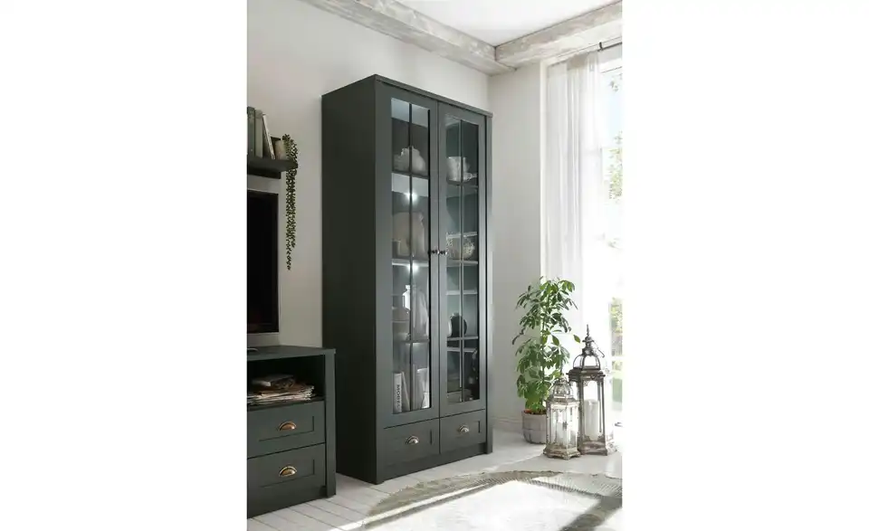 Vitrine Verde BHT 90|197|43 cm