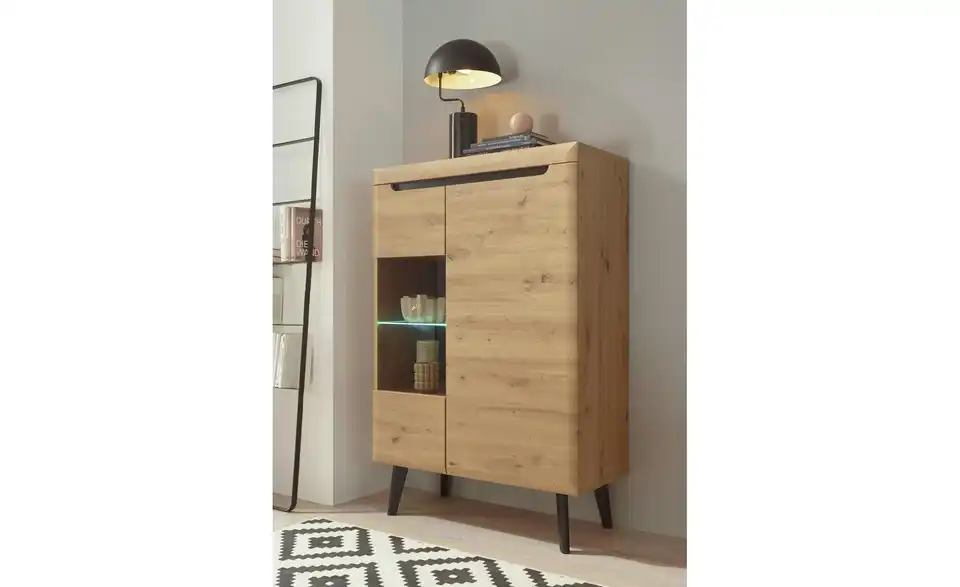 Vitrine Tineo BHT 90|134|40 cm