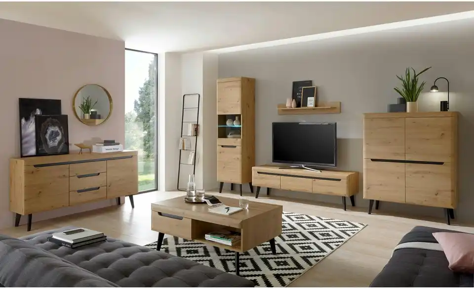 Wohnwand Tineo BHT 360|197|40 cm