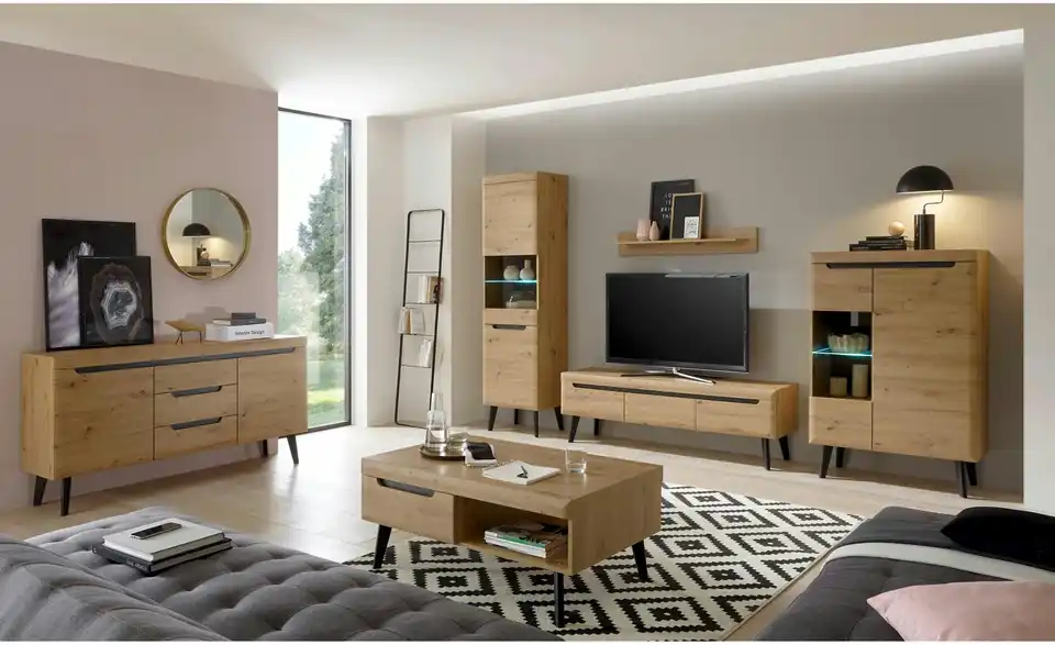 Wohnwand Tineo BHT 343|197|40 cm