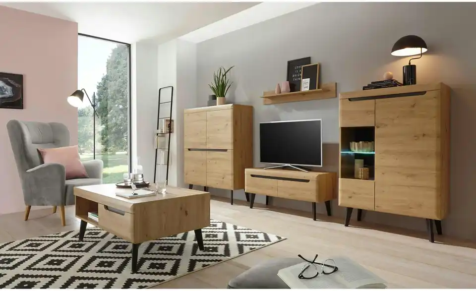 Wohnwand BHT 344|170|40 cm Wohnwand BHT 344|170|40 cm