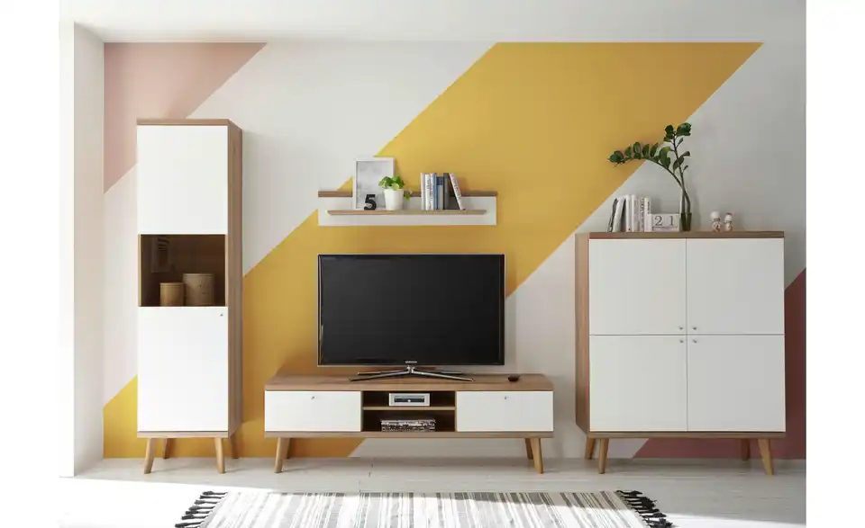 Wohnwand Lessay BHT 337|197|40 cm