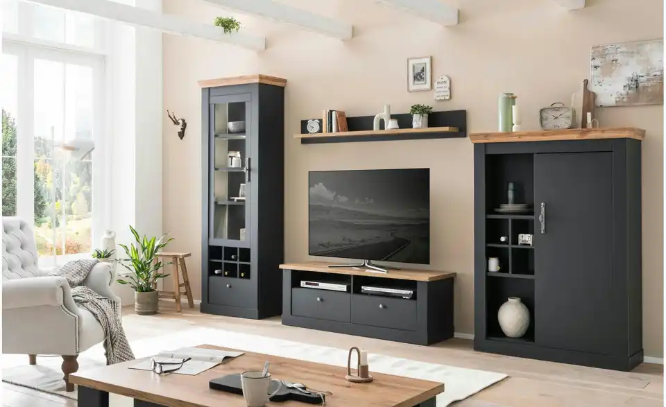 Wohnwand BHT 334|201|45 cm