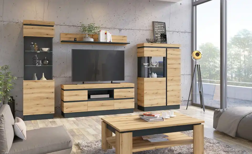 Vitrine Savoca BHT 104|164|40 cm