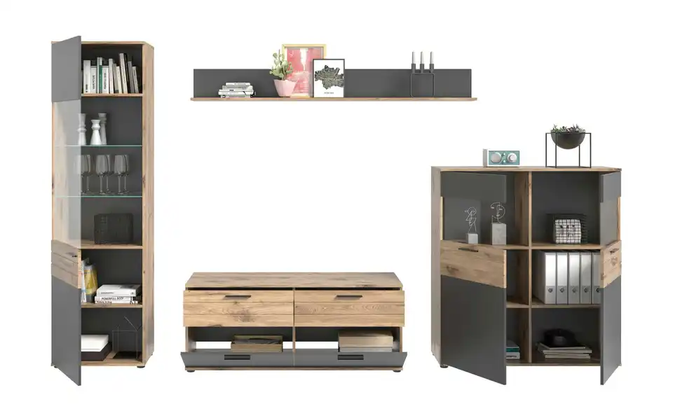 Wohnkombination Monsano BHT 327|200|47 cm