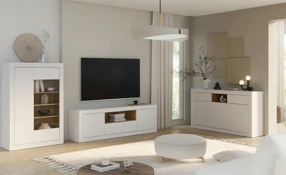 Highboard Push-to-Open Komili BHT 100,8|151|41,4 cm